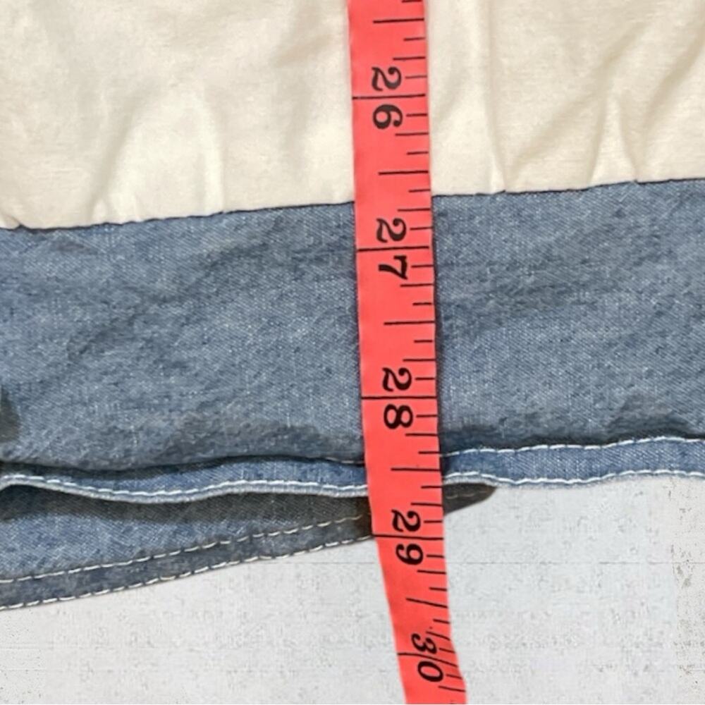 VTG Pao Originals Floral Chambray Patchwork Zip Jacket Size M Cottagecore - Picture 11 of 11